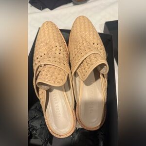 Freda Salvador Keen Mule in Nude Woven